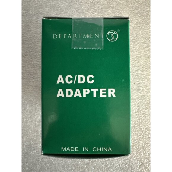 Department 56 AC/DC Adapter #55026 Triple Output Unit White Tested Comes In Box - Picture 4 of 5